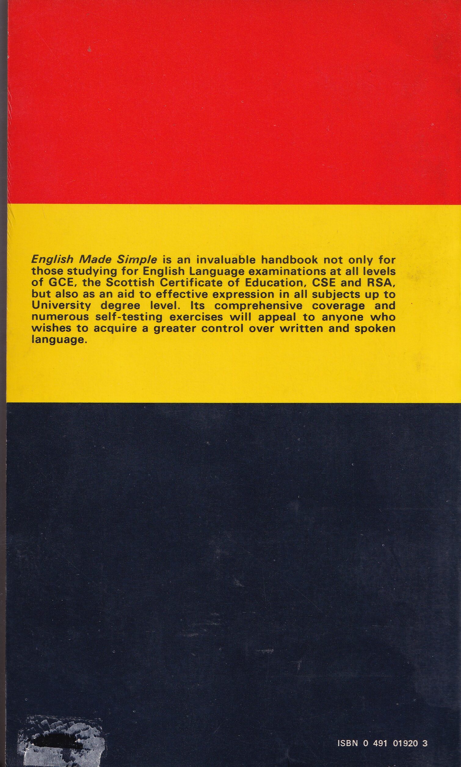 English Made Simple Book by Waldhorn & Zeiger
