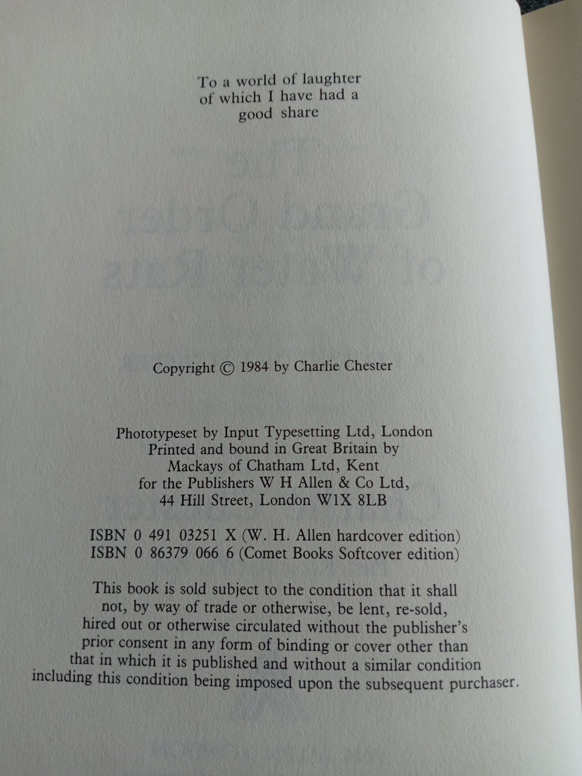 The Grand Order of Water Rats: Book by Charlie Chester - Image 8