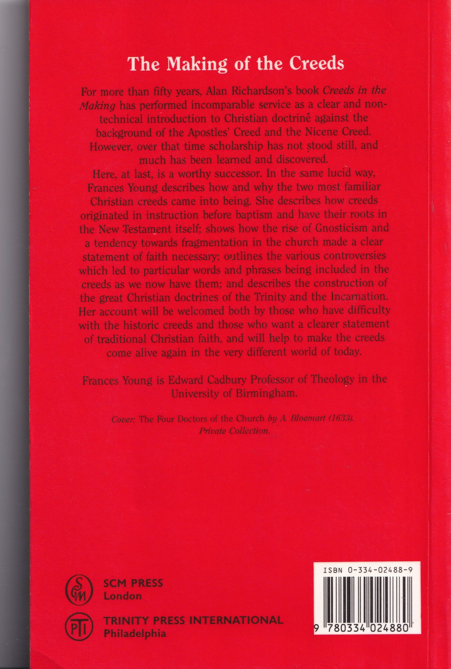 The Making of the Creeds Paperback Book by Frances Young