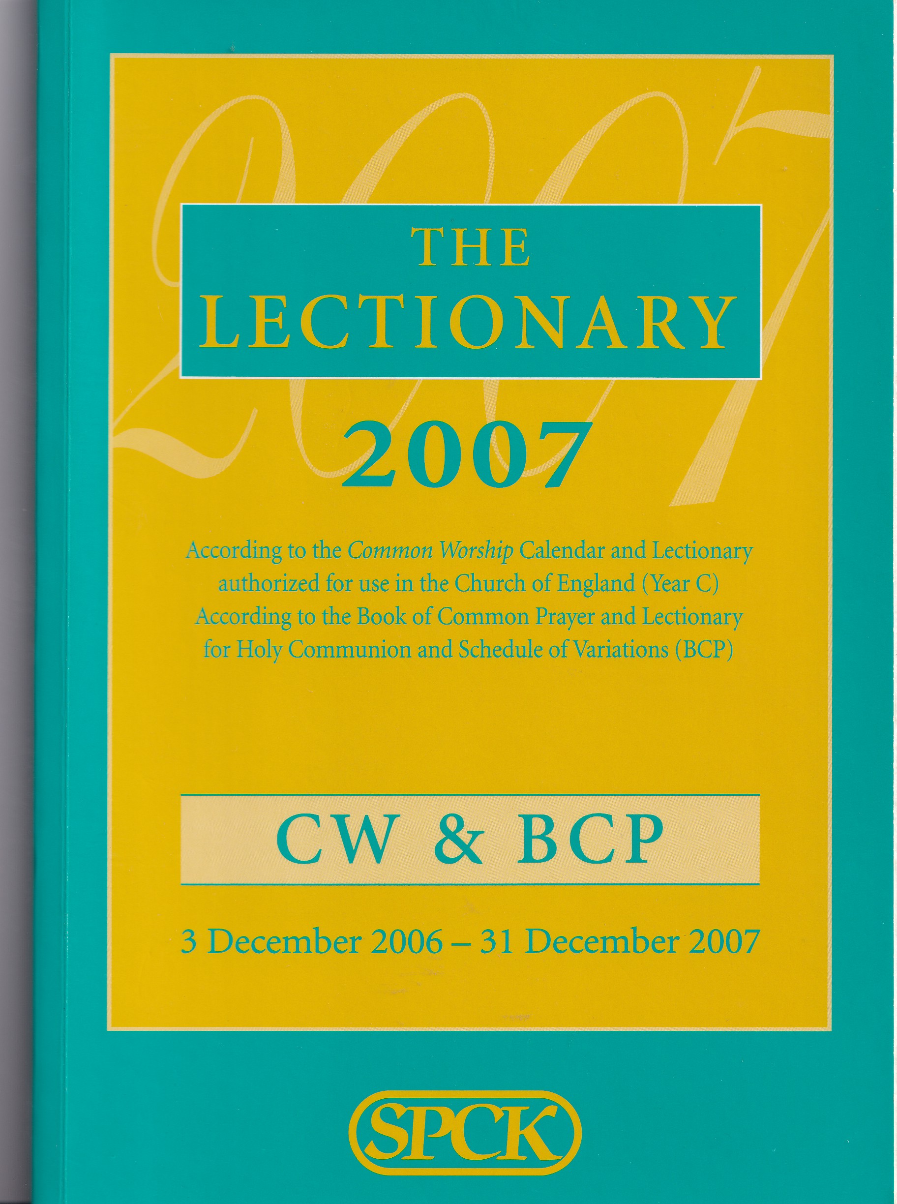 The Lectionary 2007