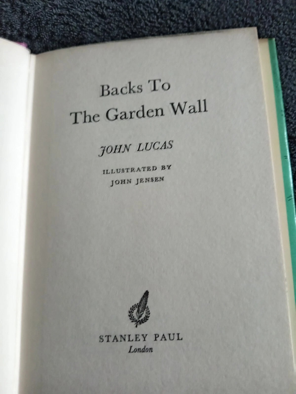 Backs to the Garden Wall: Book by John Lucas with Cartoons by John Jensen - Image 13