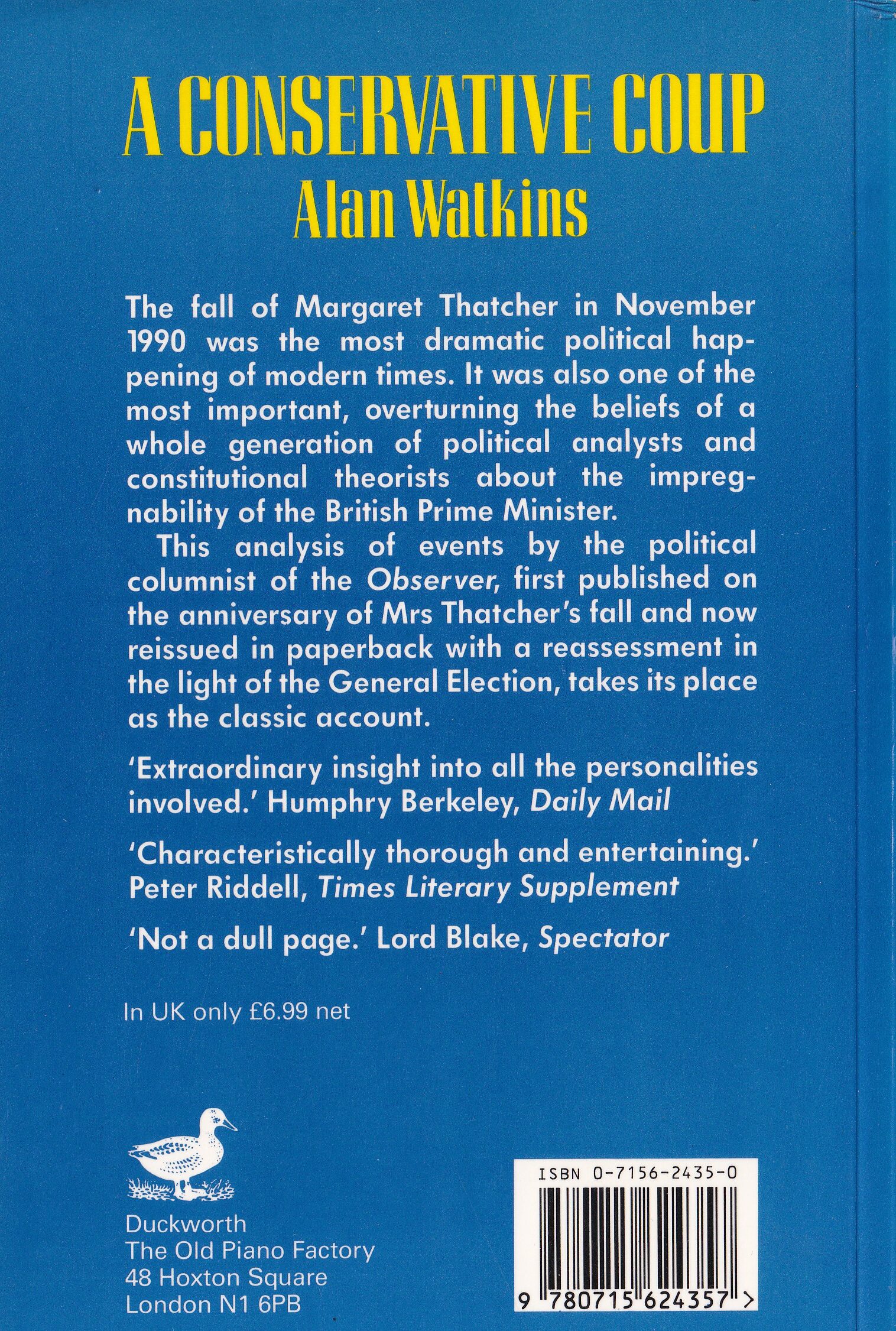 The Fall of Margaret Thatcher