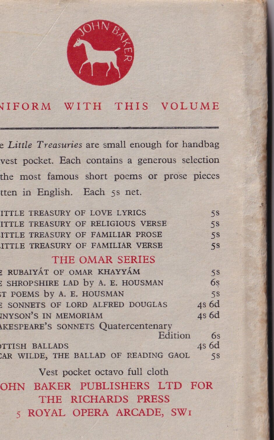 A Shropshire Lad by A. E. Housman