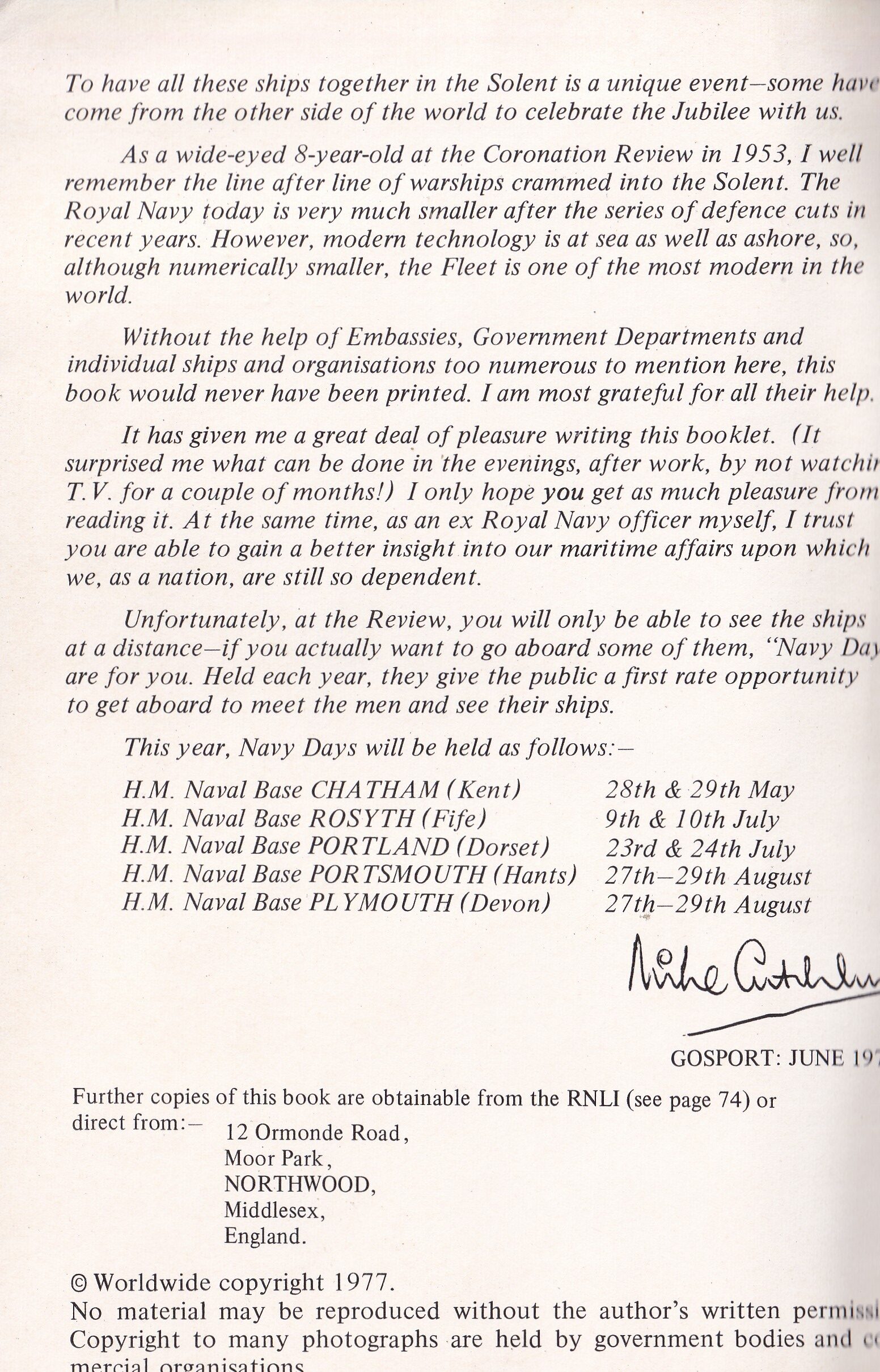 Silver Jubilee Review 1977 Queen Elizabeth II Book