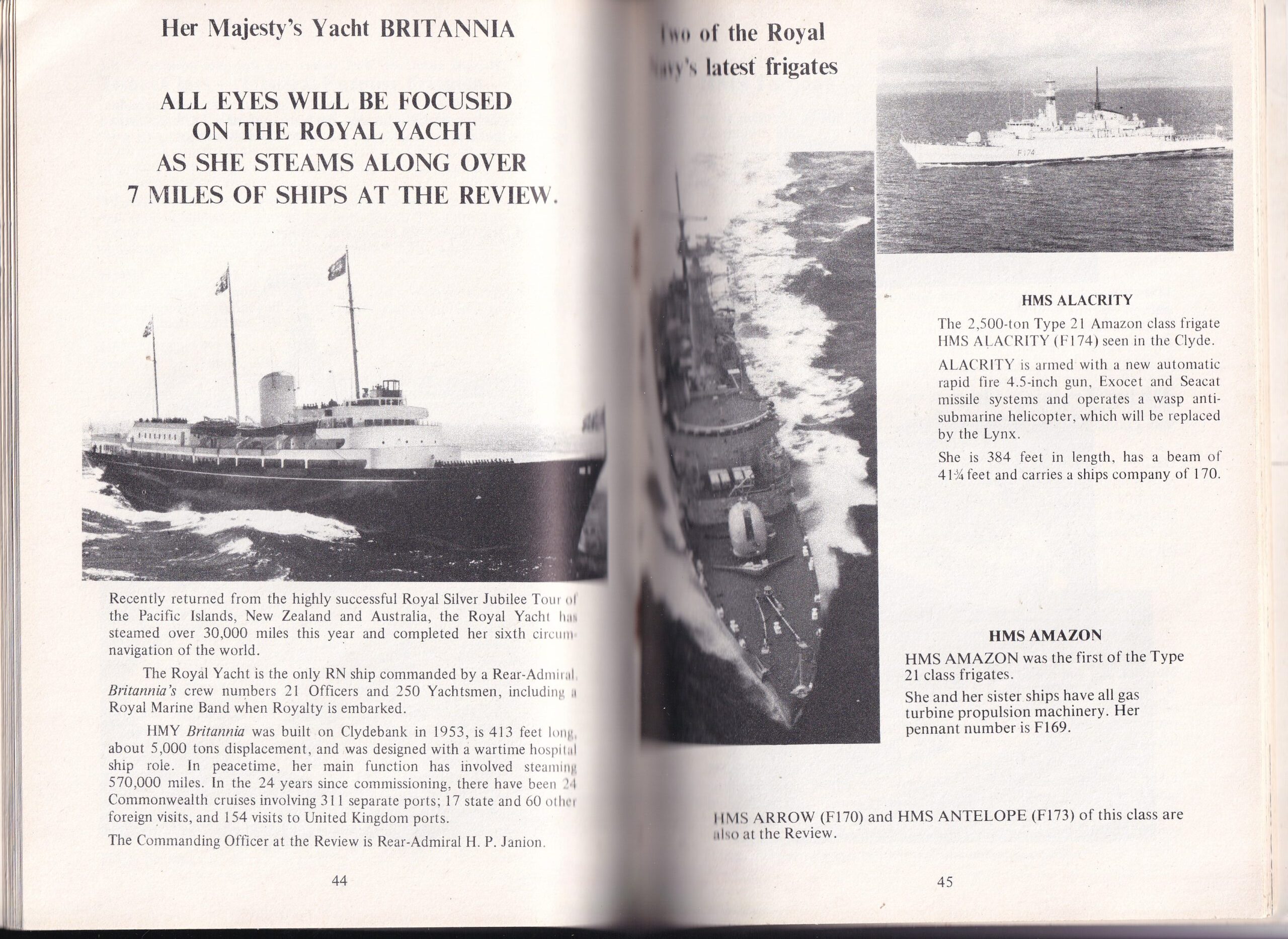 Silver Jubilee Review 1977 Queen Elizabeth II Book